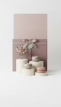 Mauve accent curated gift set