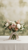 Signature Hand-Tied Bouquet With Garden Roses