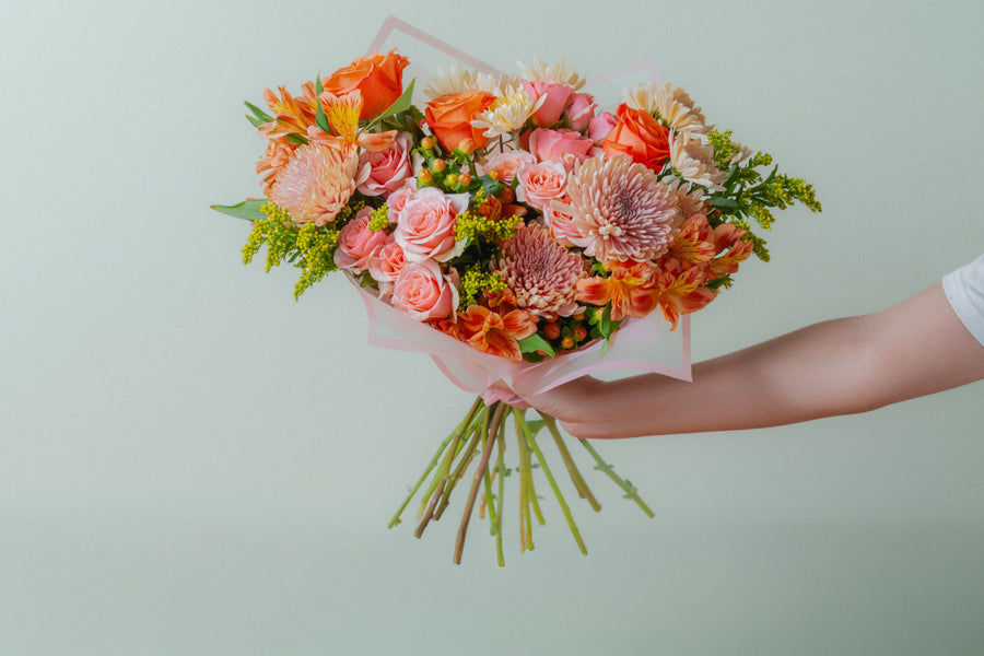 Side view of Everyday Bouquets from The Bloom Drop