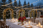 Side view of Garden Rose Arrangements from The Bloom Drop
