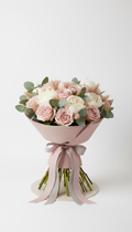 Rose & Peony Blush Hand-Tied Bouquet