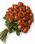 Caramel Coffee fall tinted roses bouquet