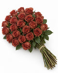Coffee Break fall tinted roses bouquet