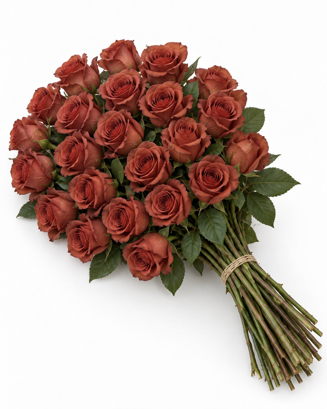 Coffee Break fall tinted roses bouquet
