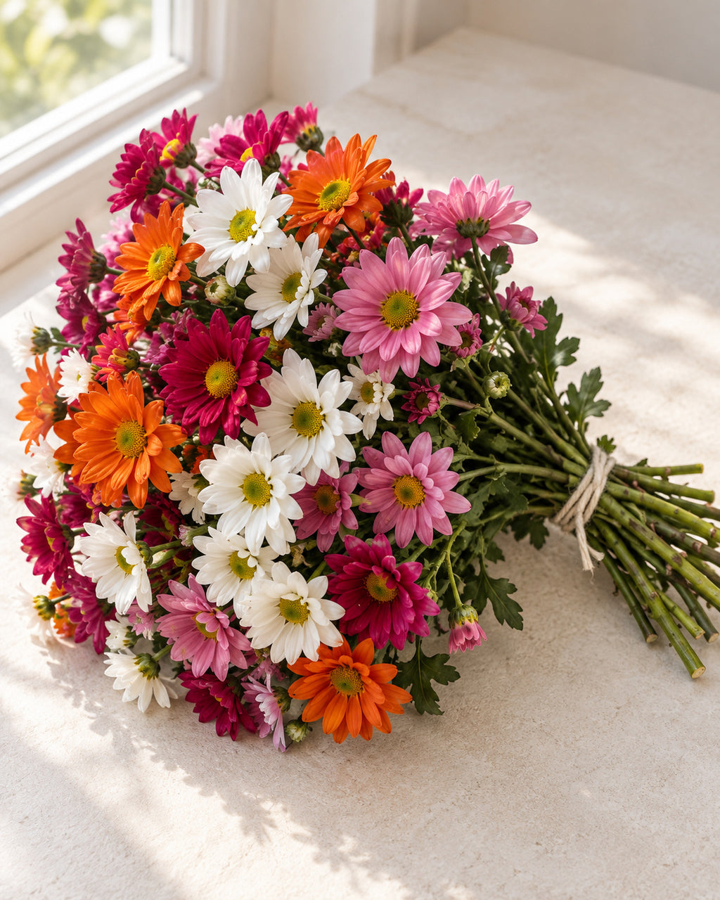 Daisies — hand-gathered bouquet, The Bloom Drop