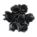 Darkness Halloween tinted roses, 25 stems