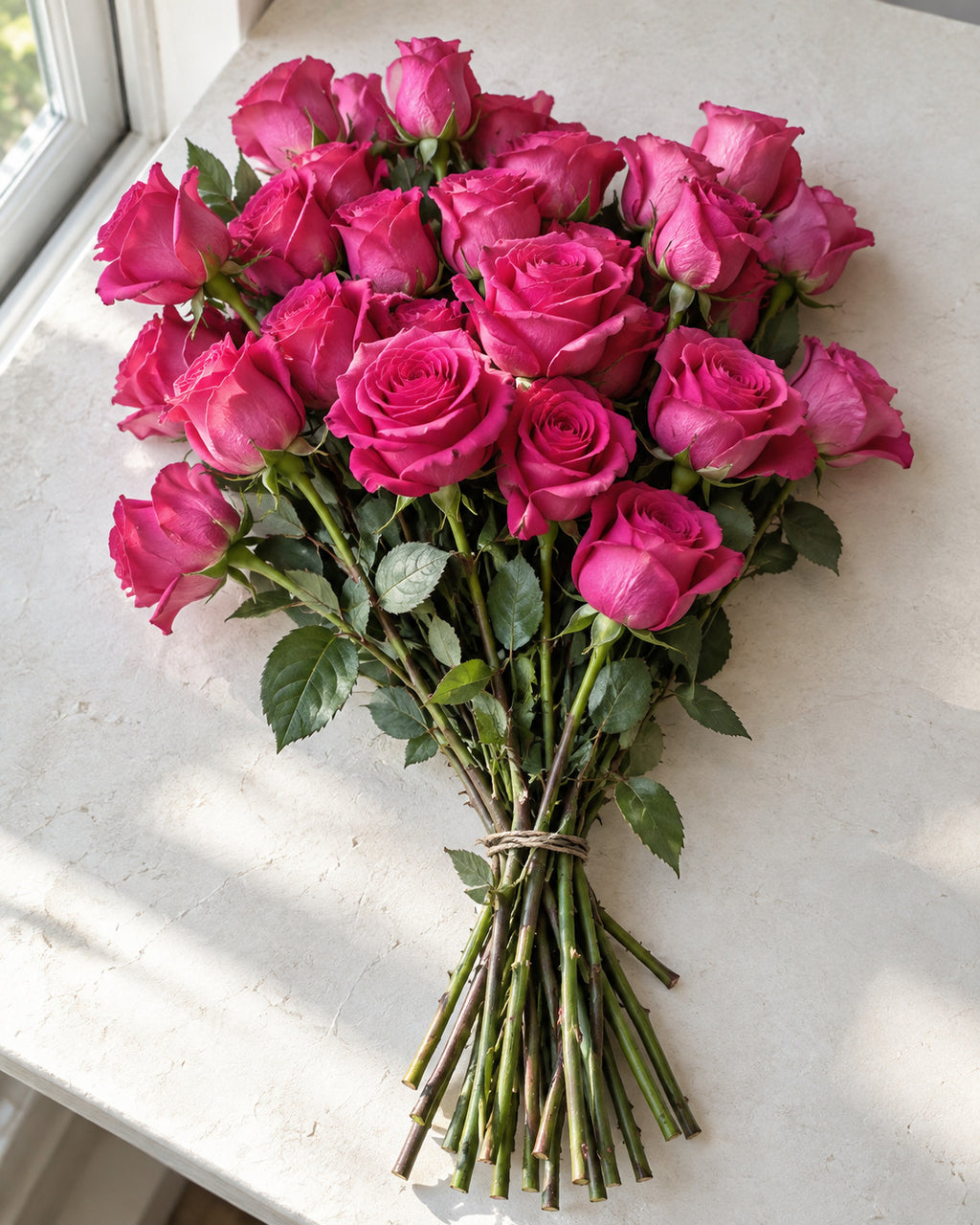 The Fresh Pinks — hand-gathered bouquet, The Bloom Drop