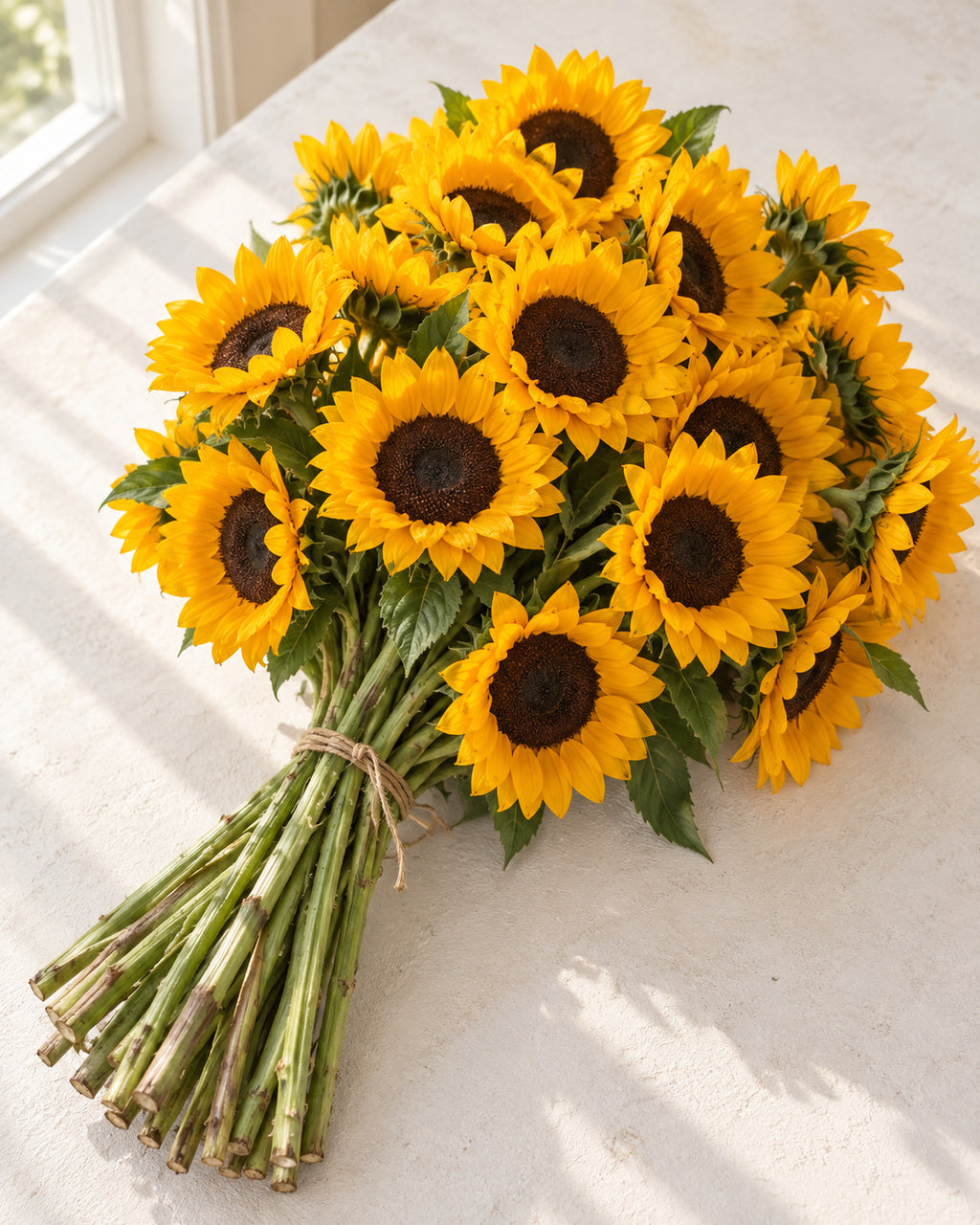 Sunflowers — hand-gathered bouquet, The Bloom Drop