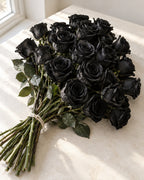 Tinted Black — hand-gathered bouquet, The Bloom Drop
