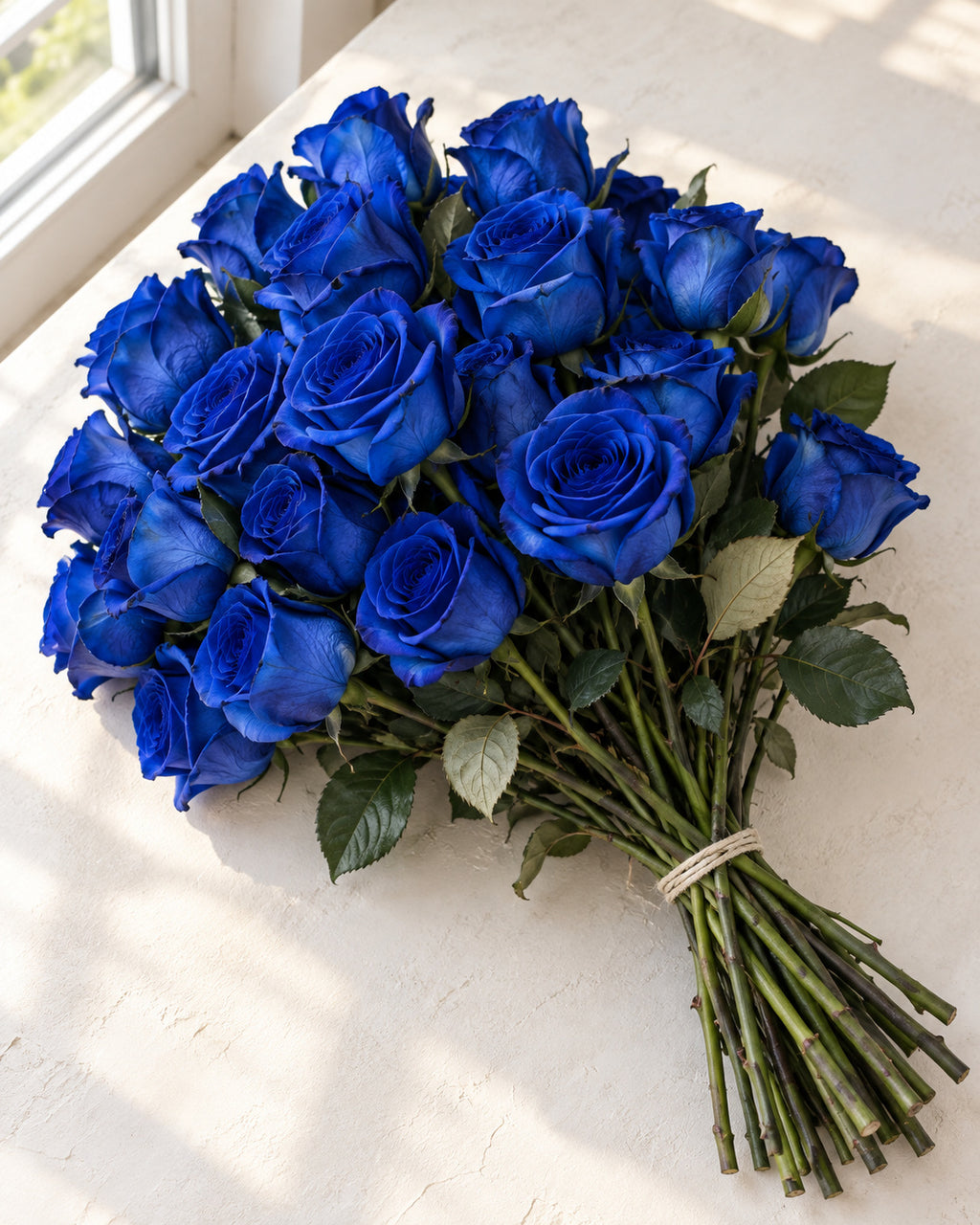 Tinted Blue — hand-gathered bouquet, The Bloom Drop