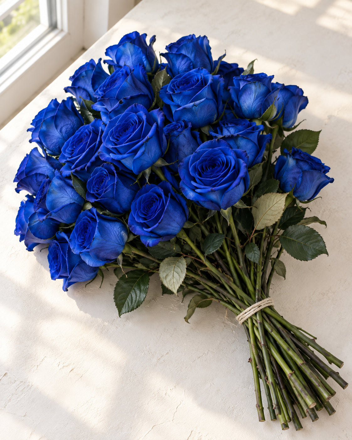 Tinted Blue — hand-gathered bouquet, The Bloom Drop